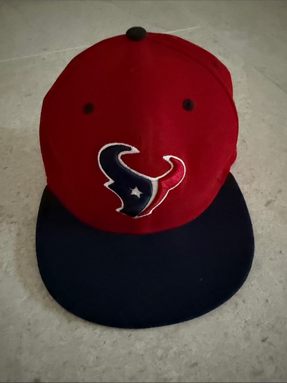 Houston Texans Two-Tone Red & Navy Hat
